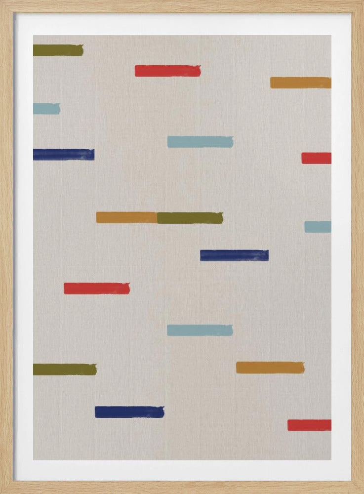Bunte Striche | Poster
