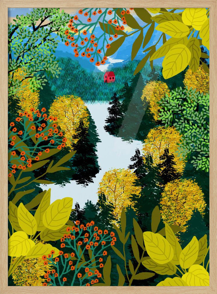 Blick vom Berg | Poster