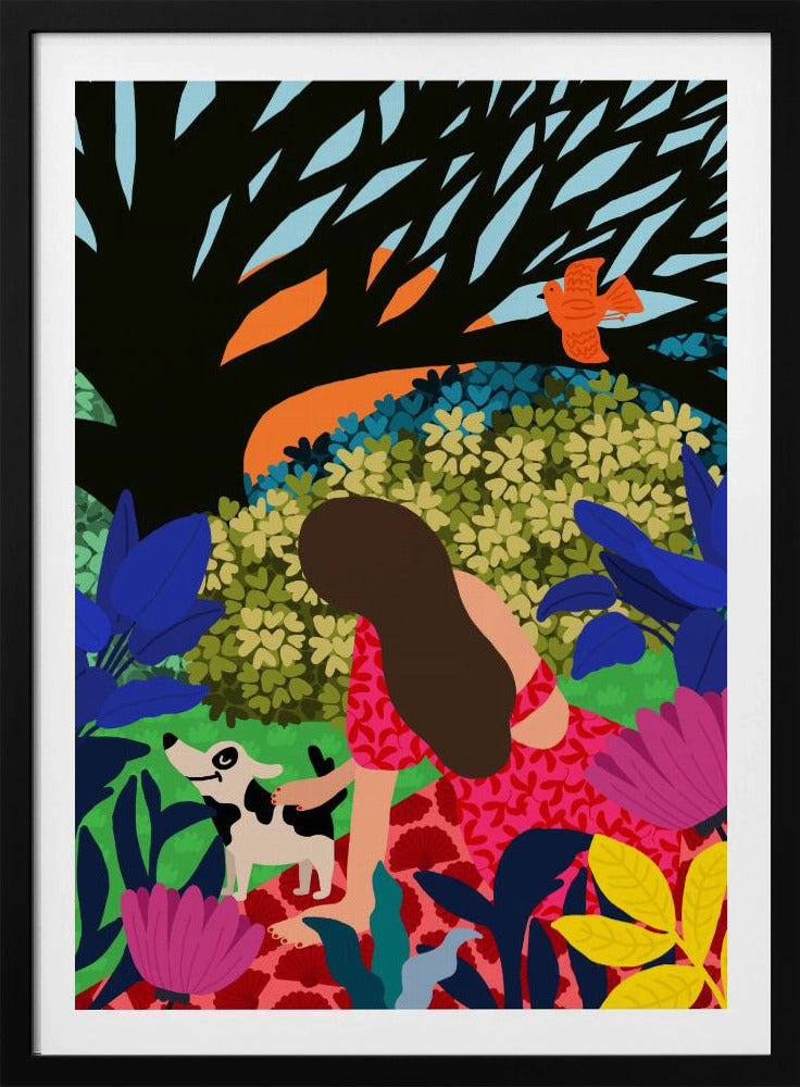 Qualitätszeit im Park | Poster