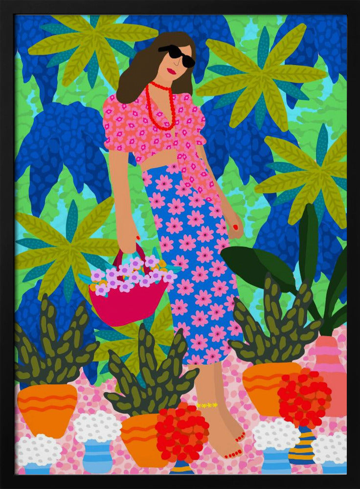 Spaziergang zwischen Gärten | Poster