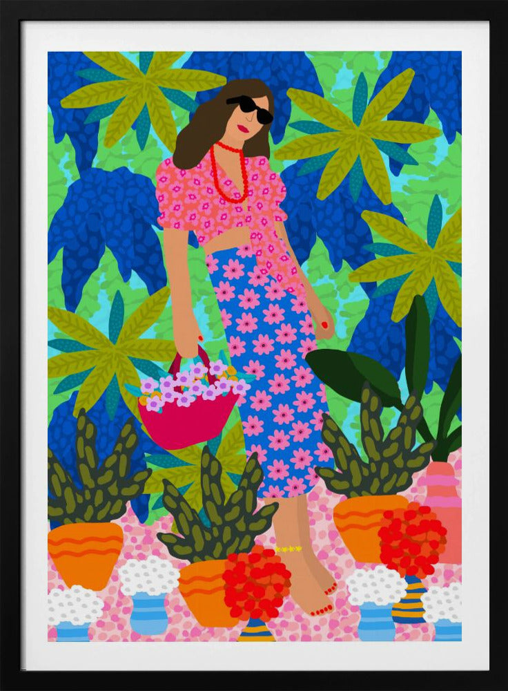 Spaziergang zwischen Gärten | Poster