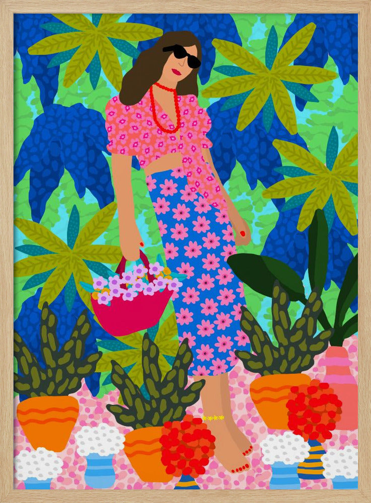 Spaziergang zwischen Gärten | Poster