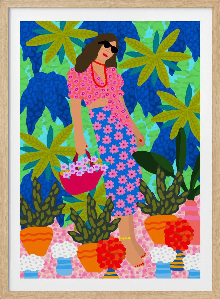 Spaziergang zwischen Gärten | Poster