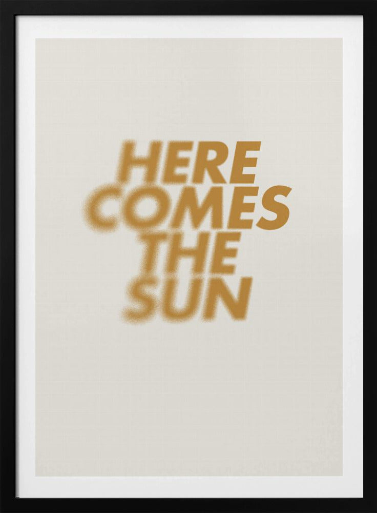 Sonnenbeschienene Ankunft | Poster