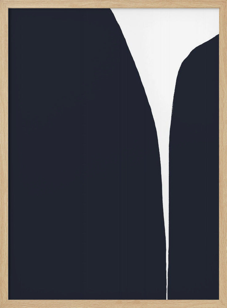 Minimalistische Linien und ein auffälliger Farbkontrast | Poster