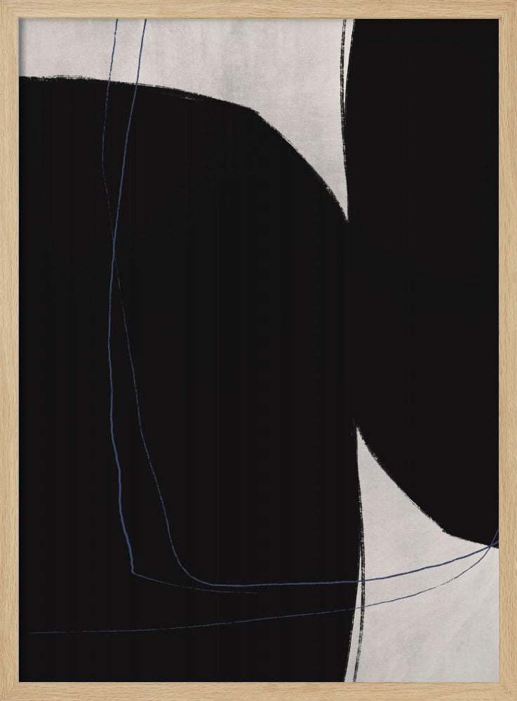 Geometrische Formen in Schwarz und Weiß | Poster
