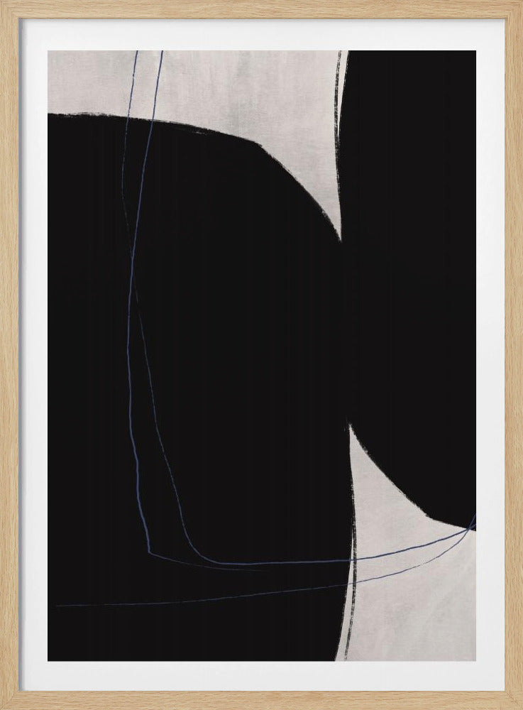 Geometrische Formen in Schwarz und Weiß | Poster