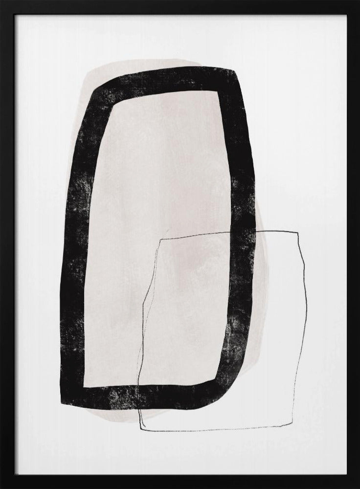 Monochrome Schichten | Poster