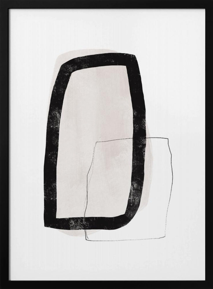 Monochrome Schichten | Poster