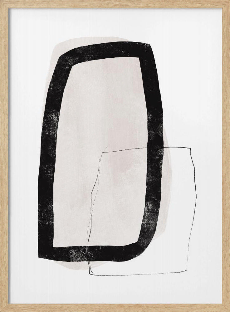 Monochrome Schichten | Poster