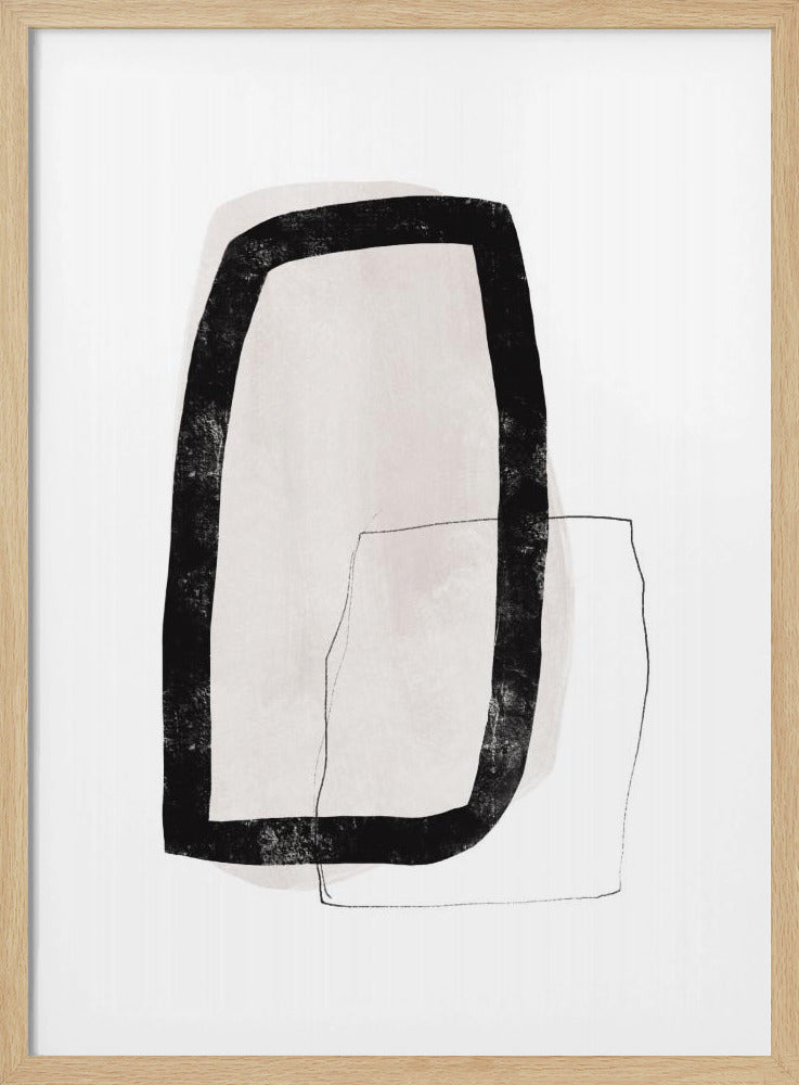 Monochrome Schichten | Poster