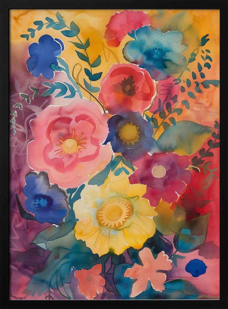 Aquarell Blumen Nr. 6 | Poster