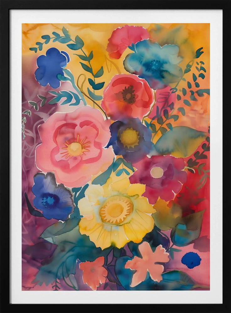 Aquarell Blumen Nr. 6 | Poster