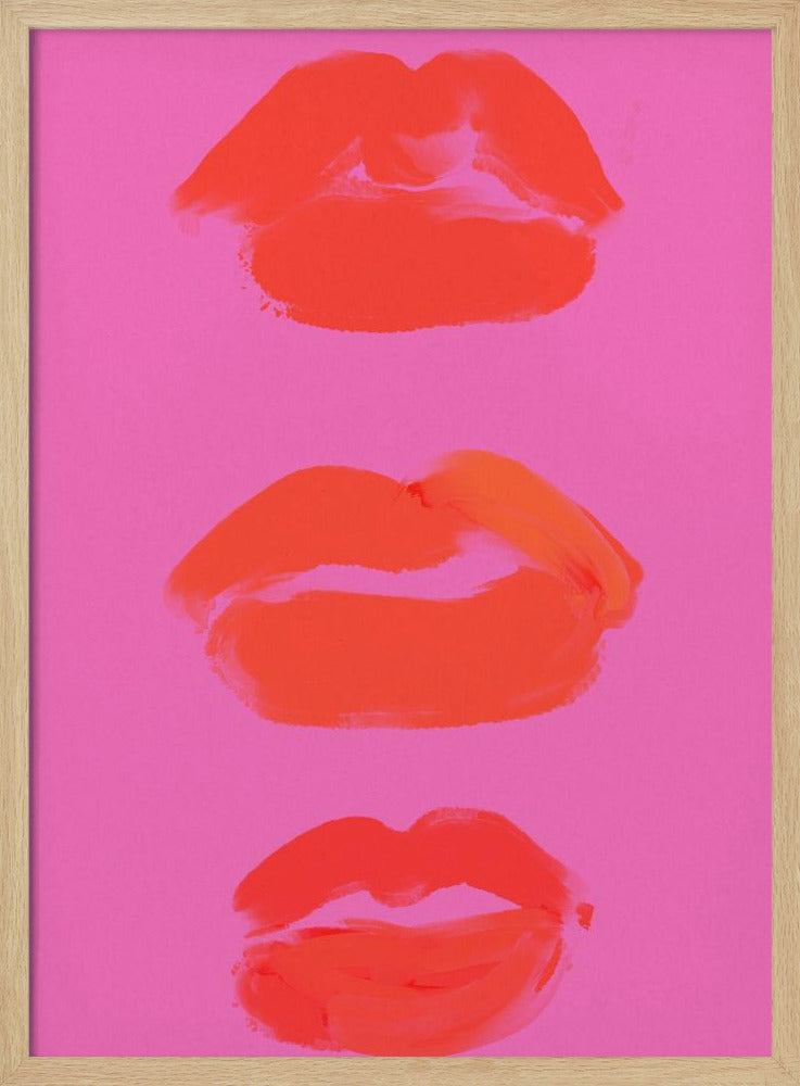 Neon Pout Serie | Poster
