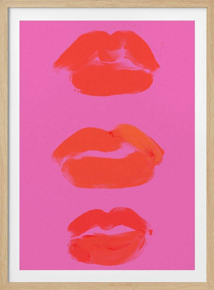 Neon Pout Serie | Poster