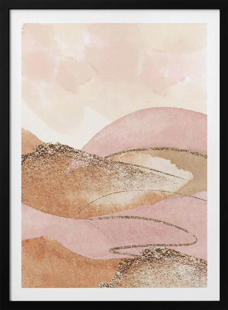 Landschaft in Pink-2 | Poster