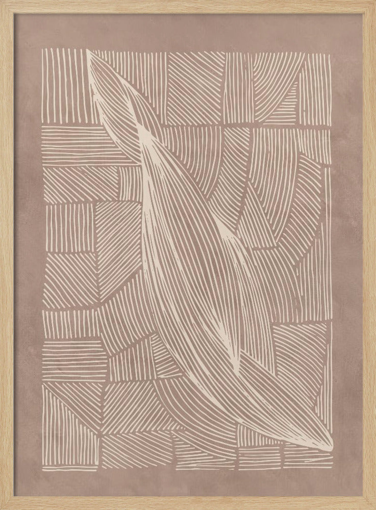 Abstrakte unregelmäßige Linien | Poster