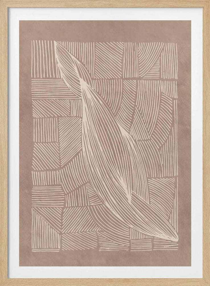 Abstrakte unregelmäßige Linien | Poster