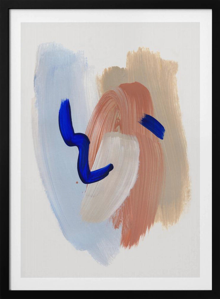 Abstrakte Pinselstriche 141 | Poster