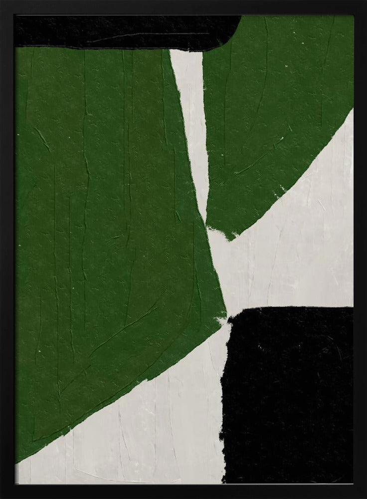 Abstract Green Shapes | Poster