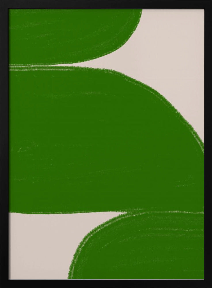 Grüne Wellen Harmonie | Poster