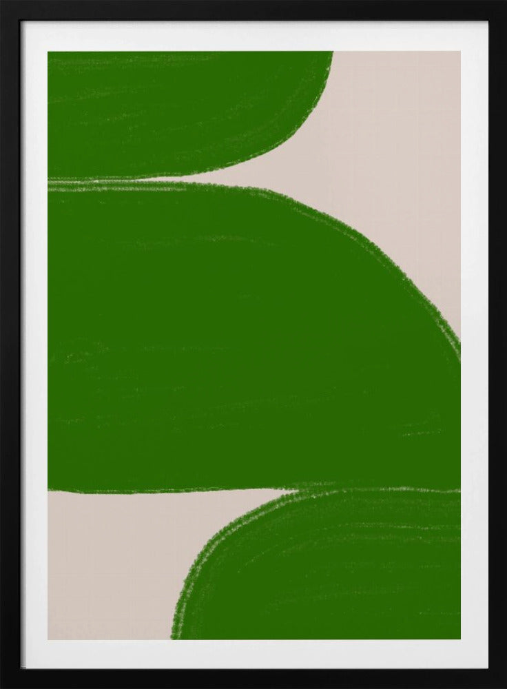 Grüne Wellen Harmonie | Poster
