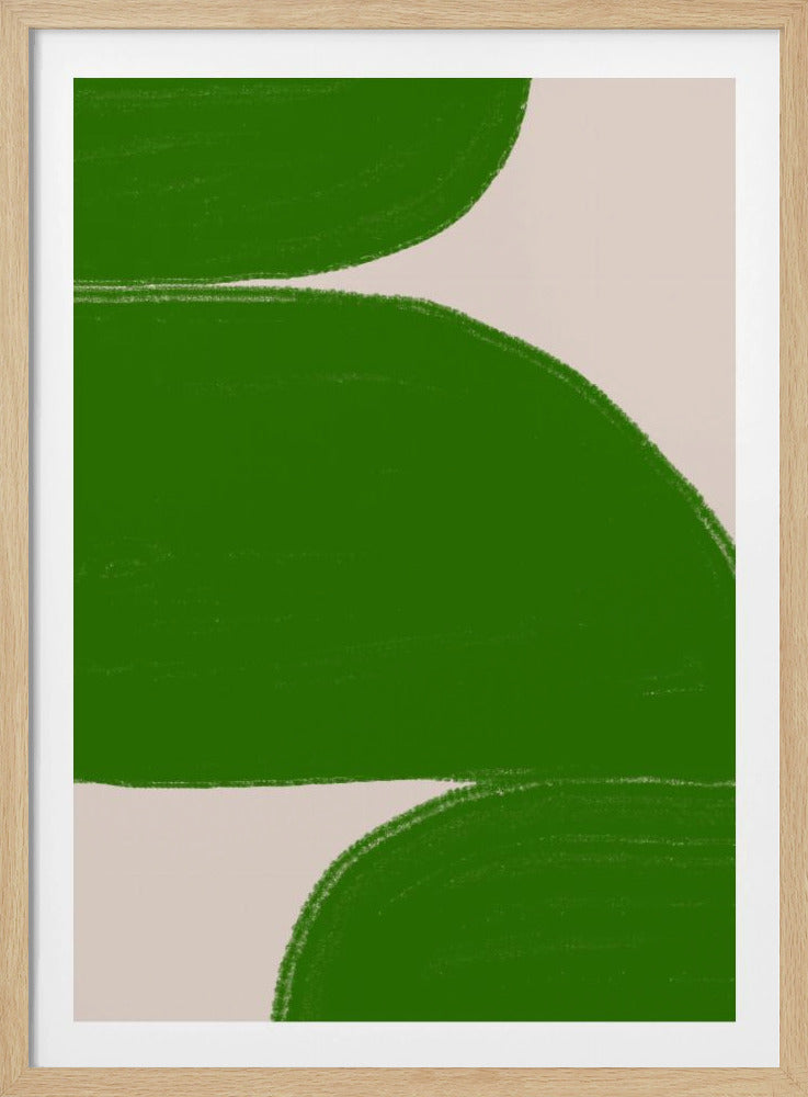 Grüne Wellen Harmonie | Poster