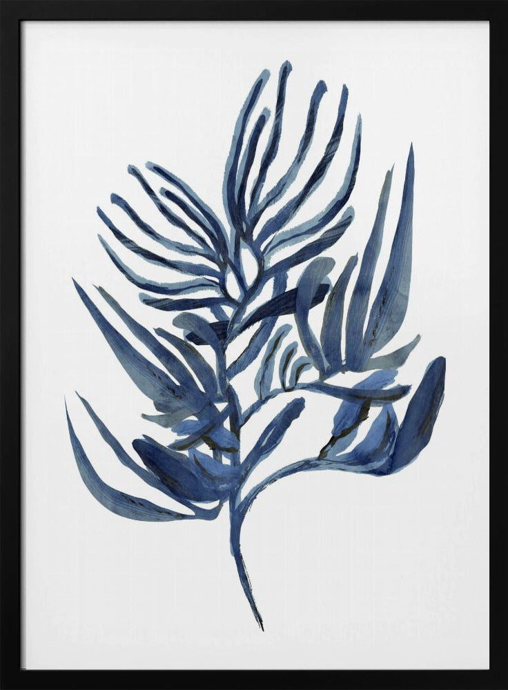 Blaues Wasserpflanzen-Poster 1 | Poster