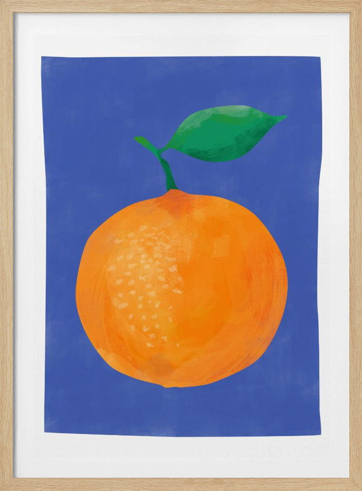 Lebendige Orangenfrucht | Poster