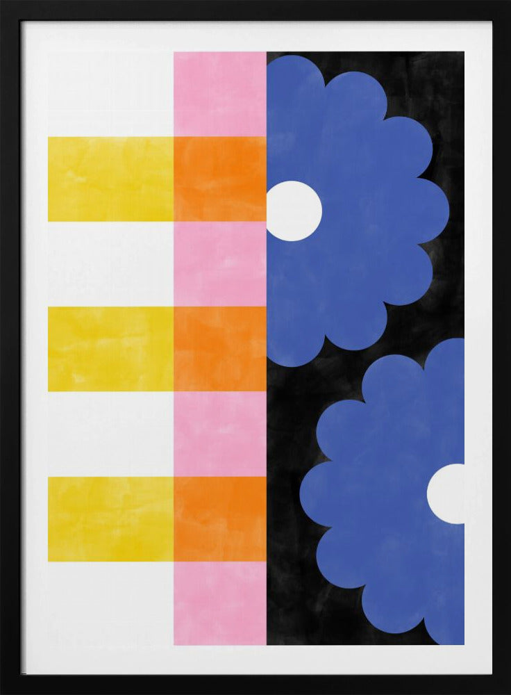 Florale Streifen | Poster