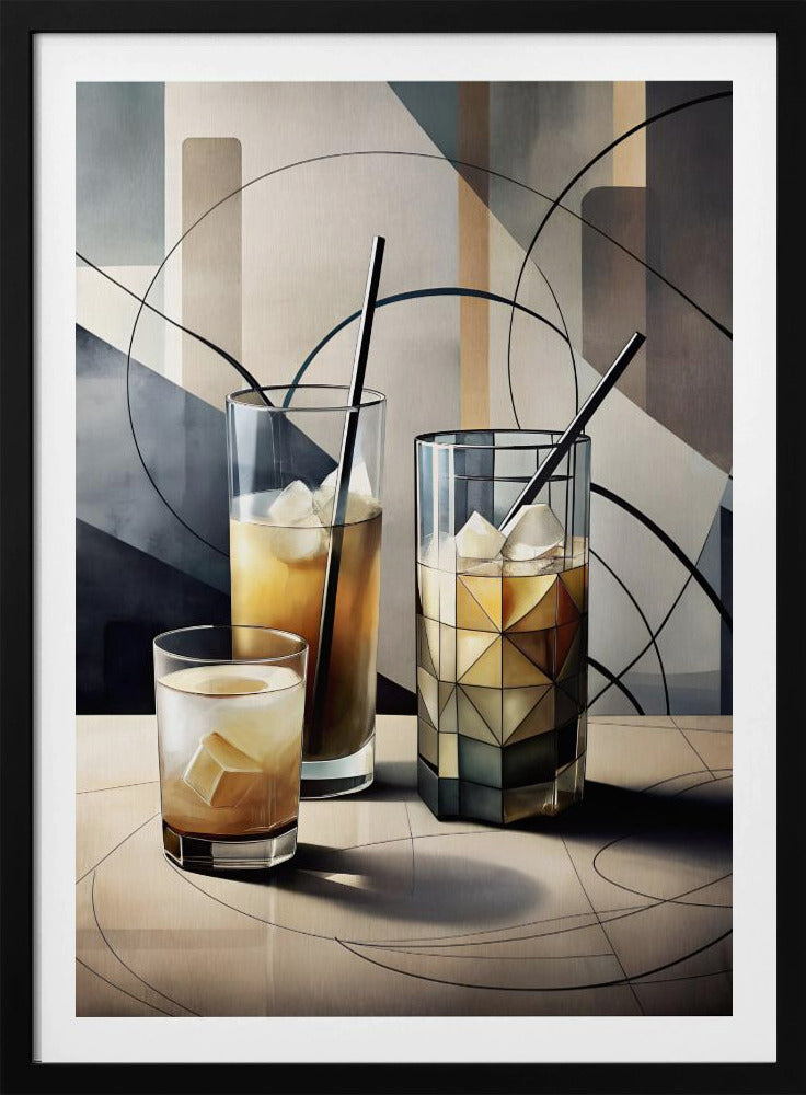 Kubistische Cocktails | Poster