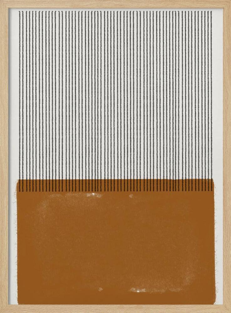 Gestreifte Harmonie | Poster