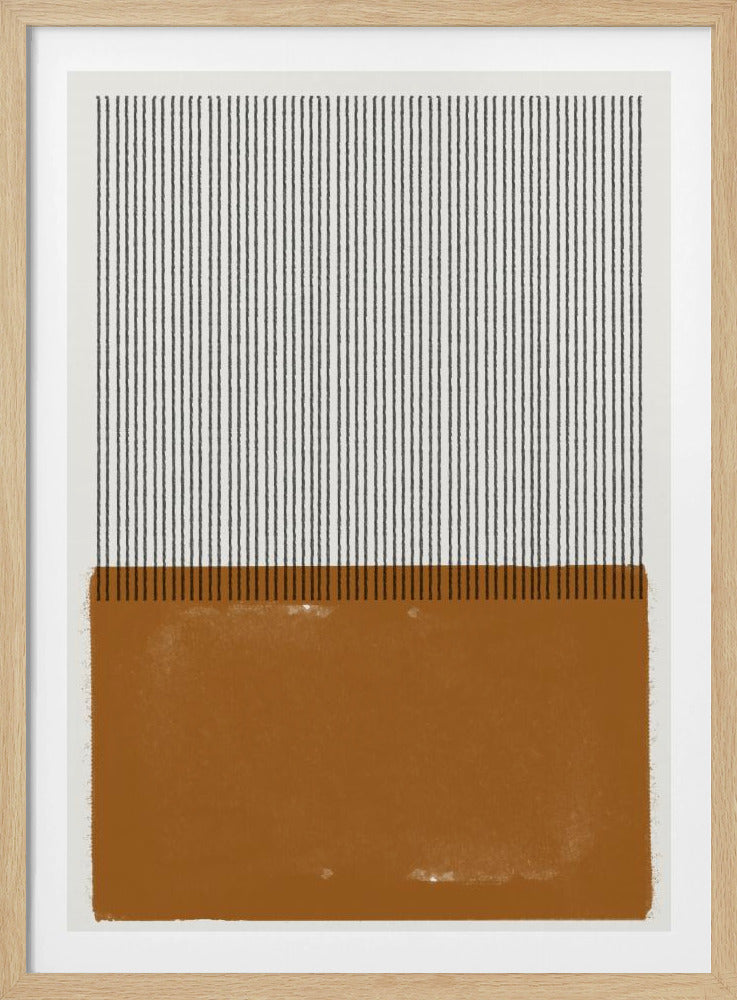 Gestreifte Harmonie | Poster
