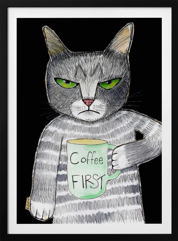 Kaffeekatze | Poster