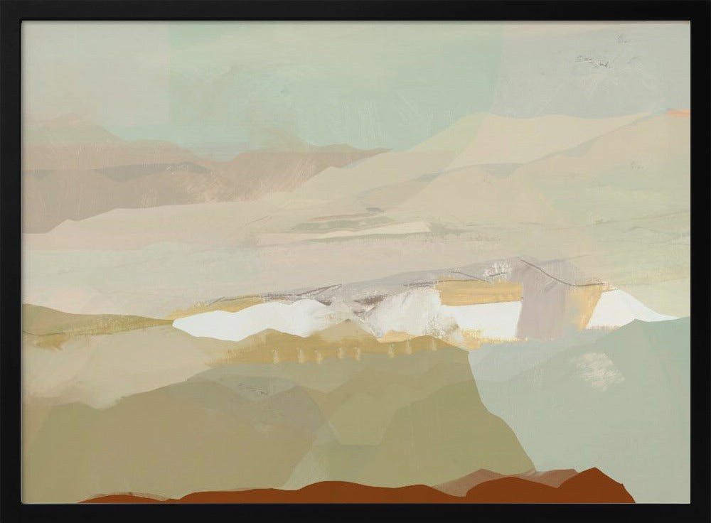 Farbblocklandschaft 3 | Poster