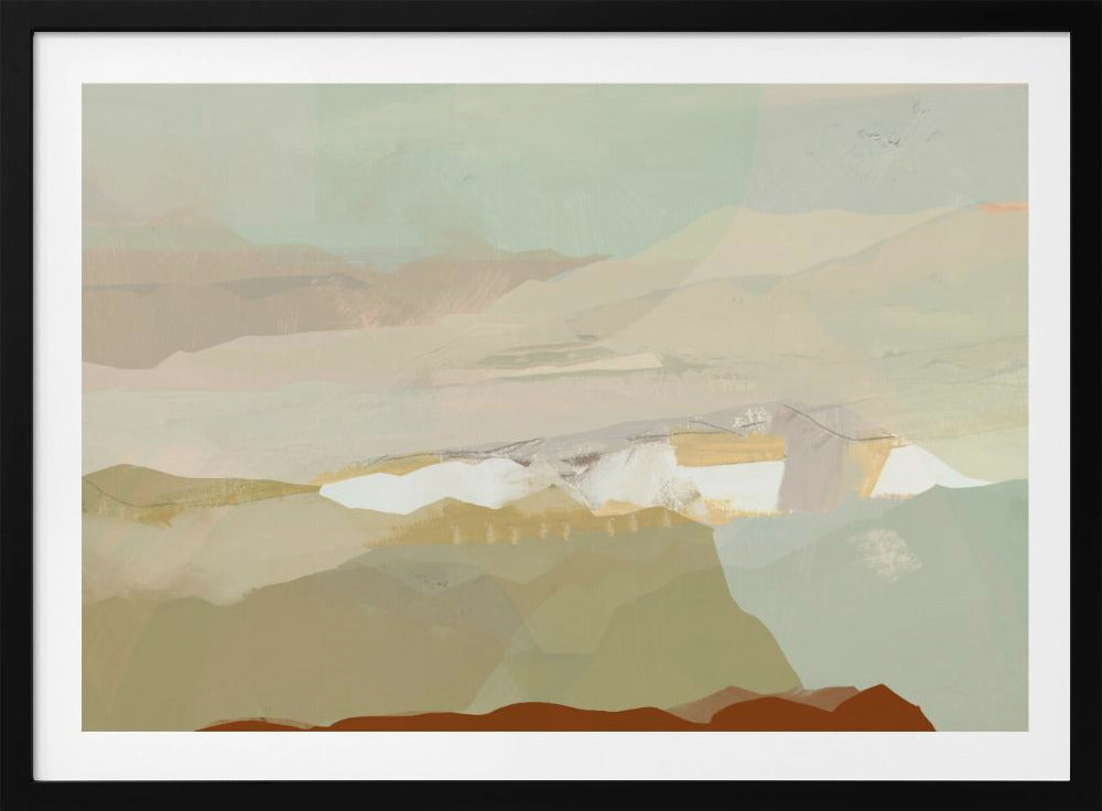 Farbblocklandschaft 3 | Poster