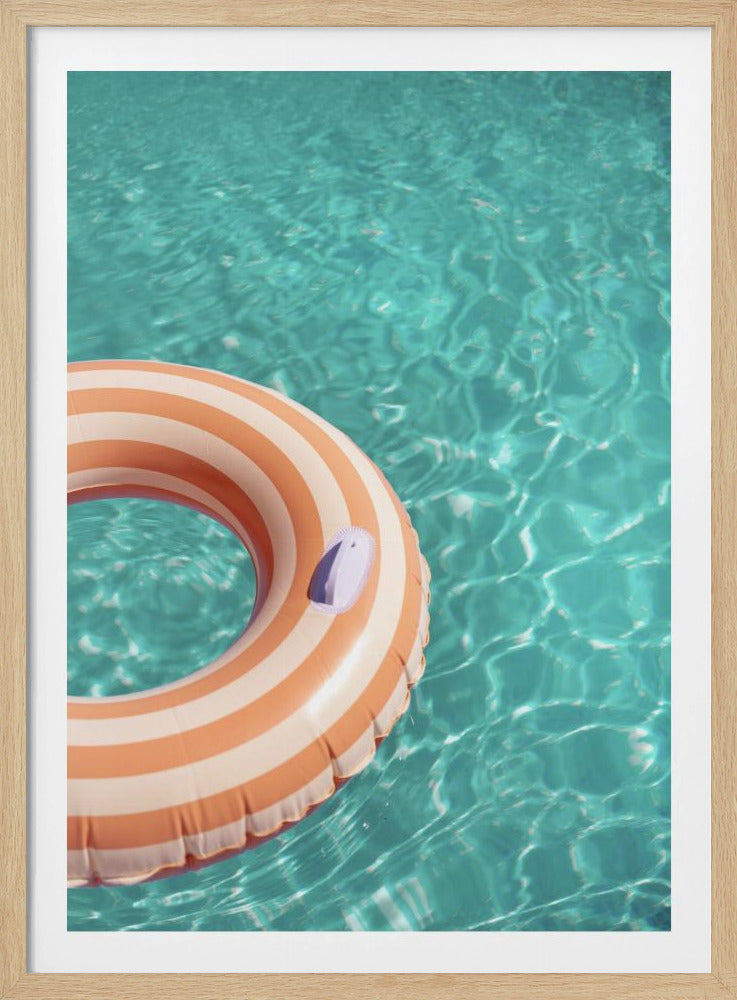 Peach Fuzz Schwimmbadspaß | Poster