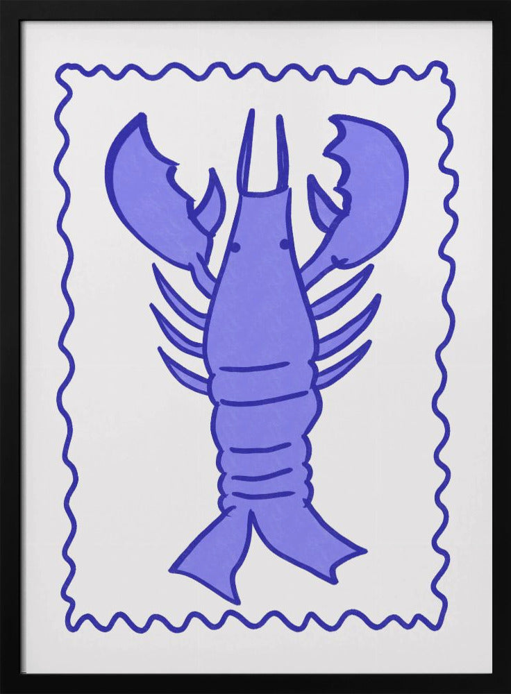 Lila Hummer Stempel | Poster