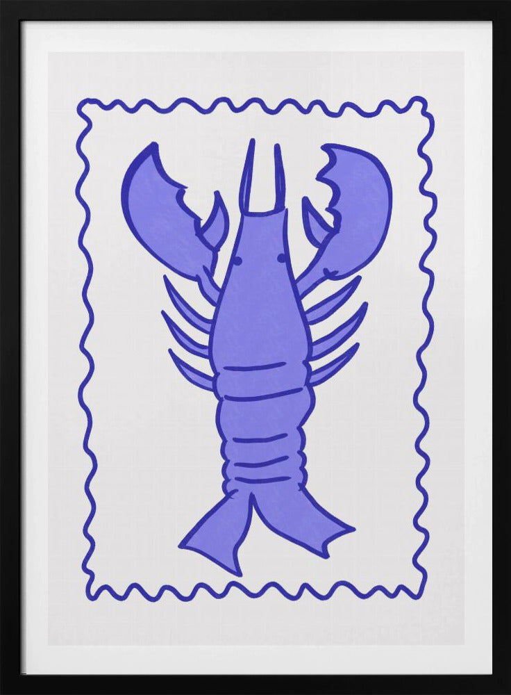 Lila Hummer Stempel | Poster