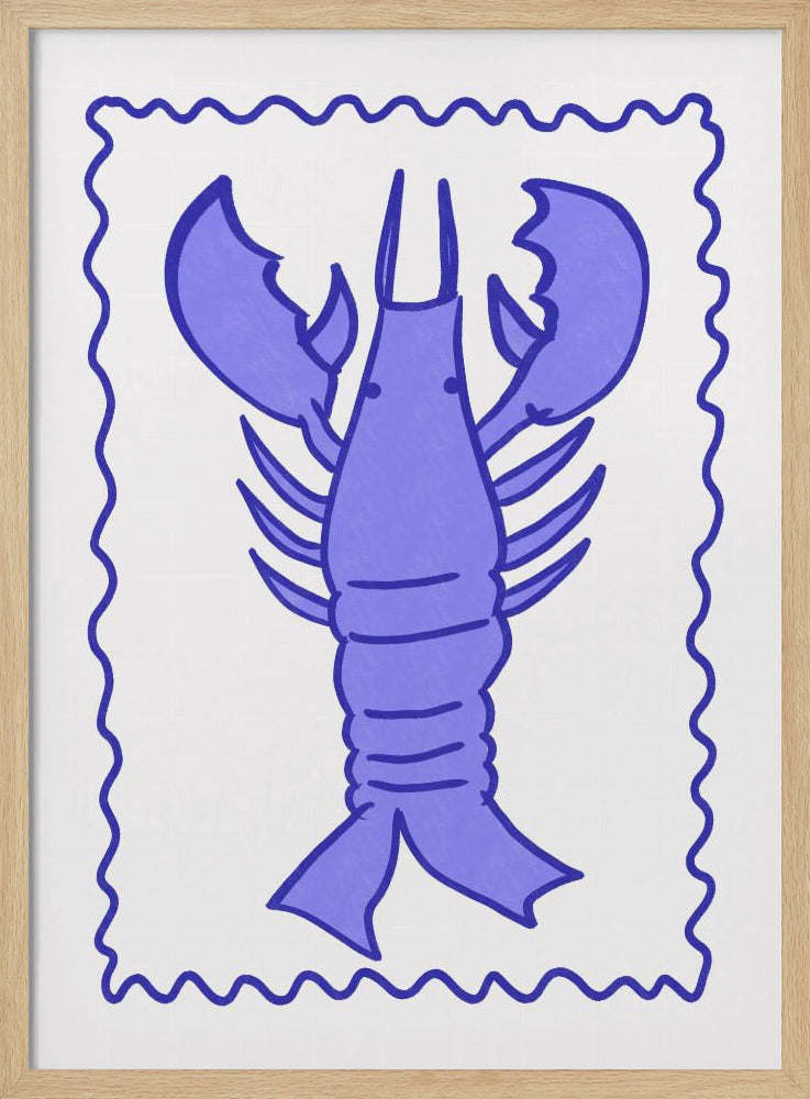 Lila Hummer Stempel | Poster