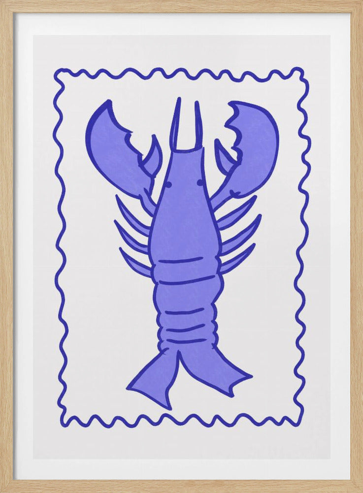 Lila Hummer Stempel | Poster