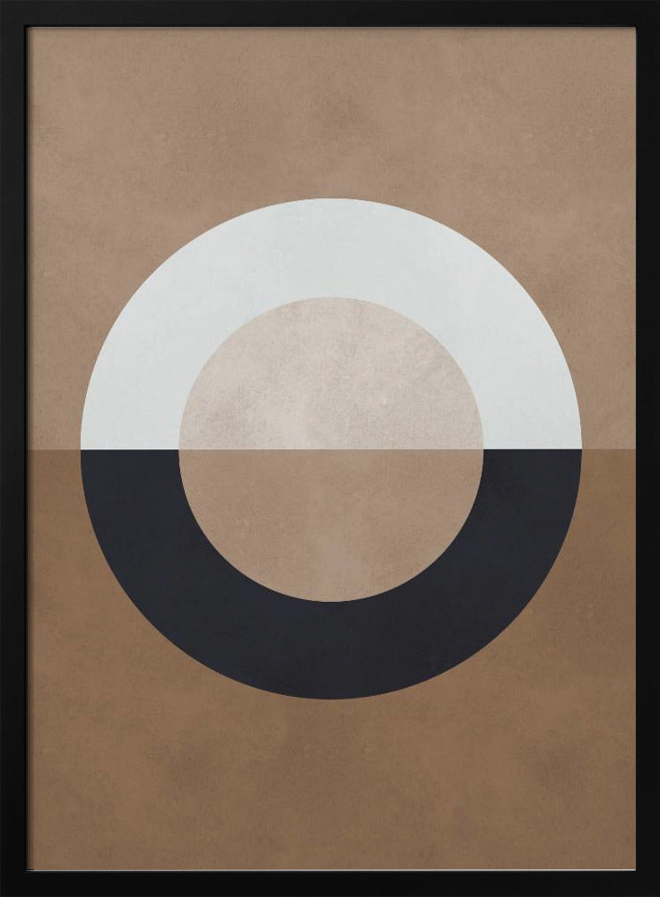 Braune Geometrie 8 | Poster