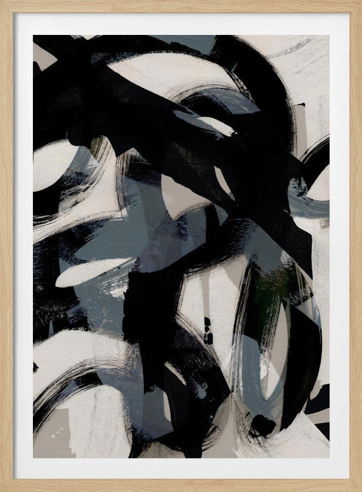 Abstrakte Pinselstriche 152 | Poster