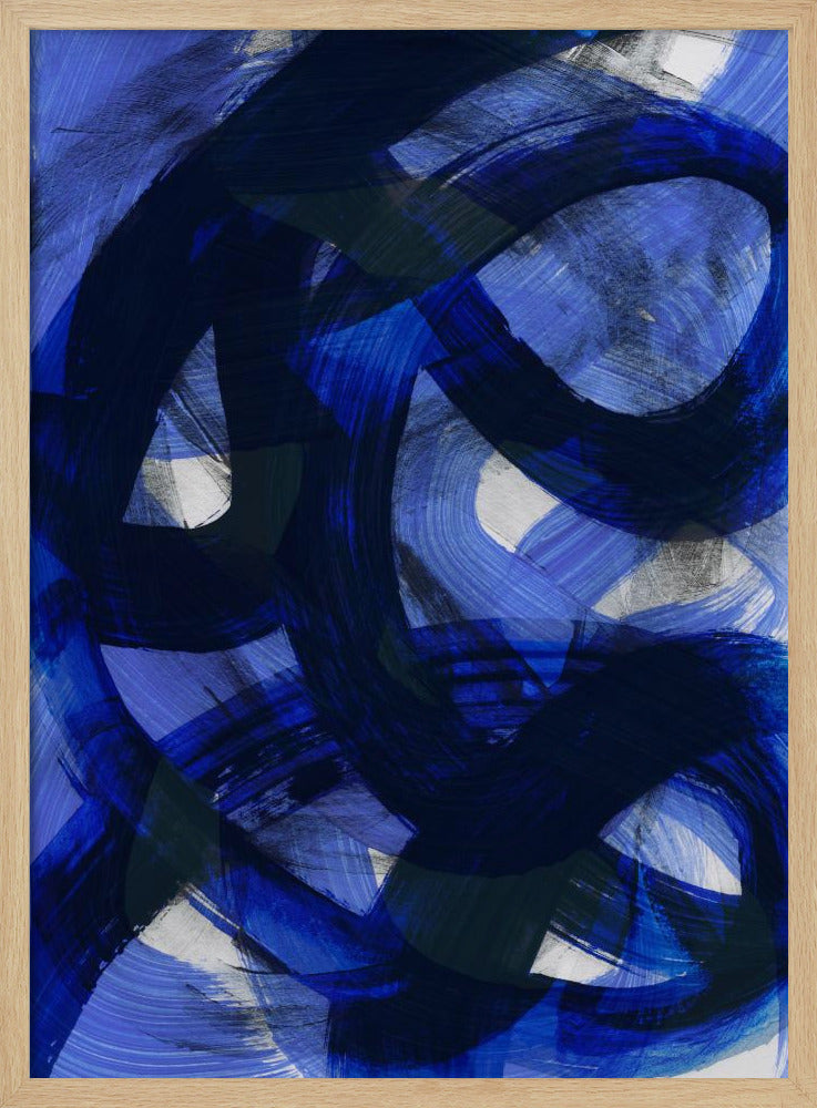Abstrakte Pinselstriche 147 | Poster