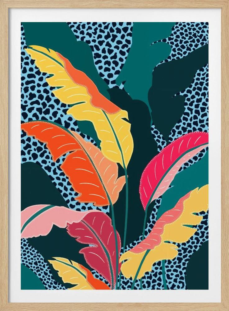 Blaugrün &amp; Mandarine | Poster
