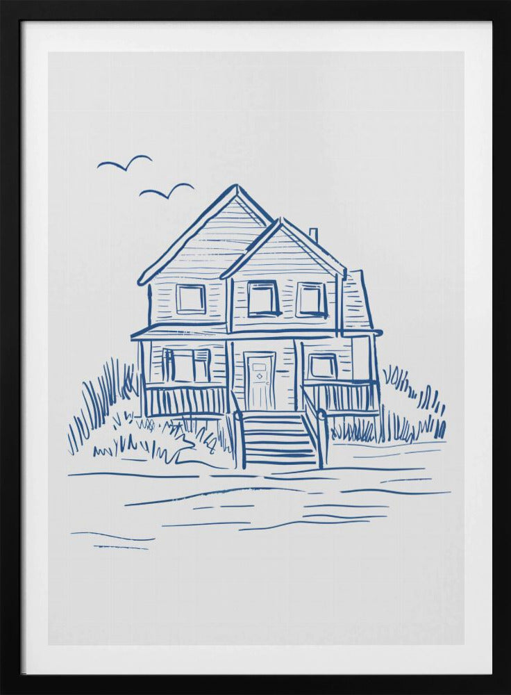 Strandhaus auf Nantucket | Poster