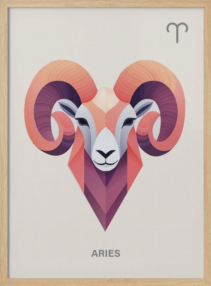 Sternzeichen Widder Kunst | Poster