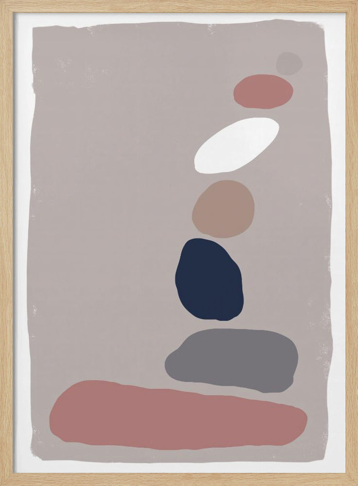 Abstrakte Kieselsteine | Poster