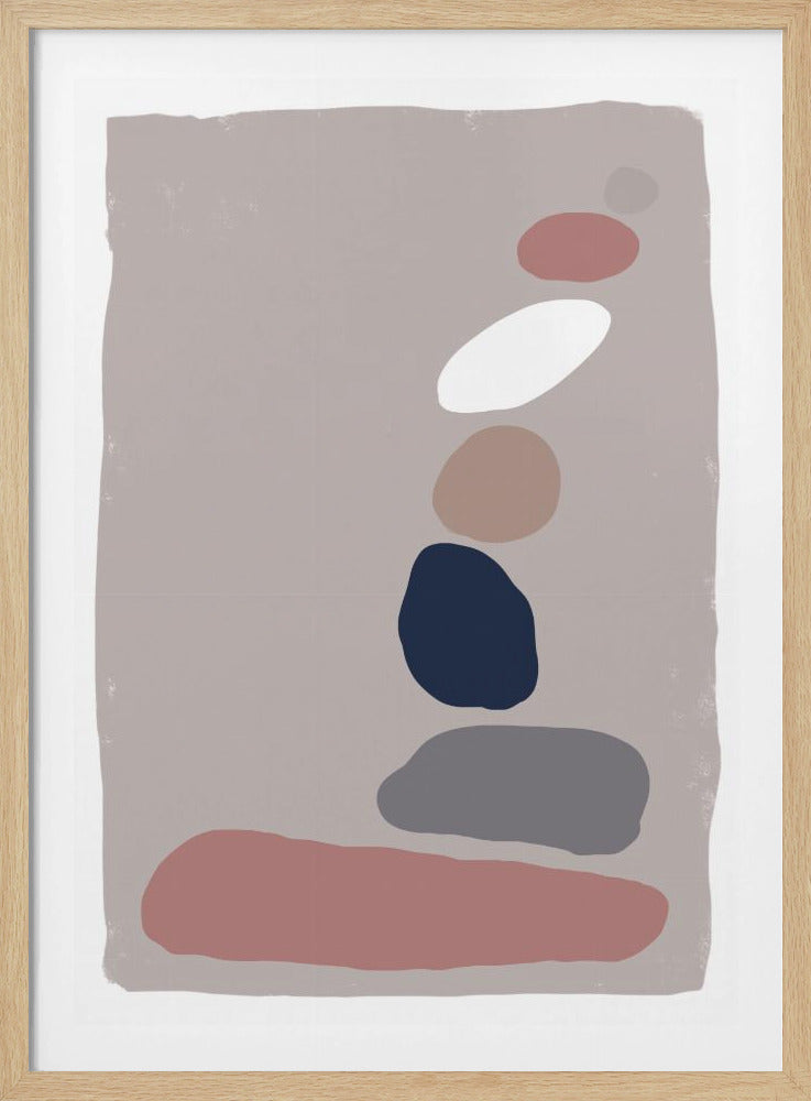 Abstrakte Kieselsteine | Poster