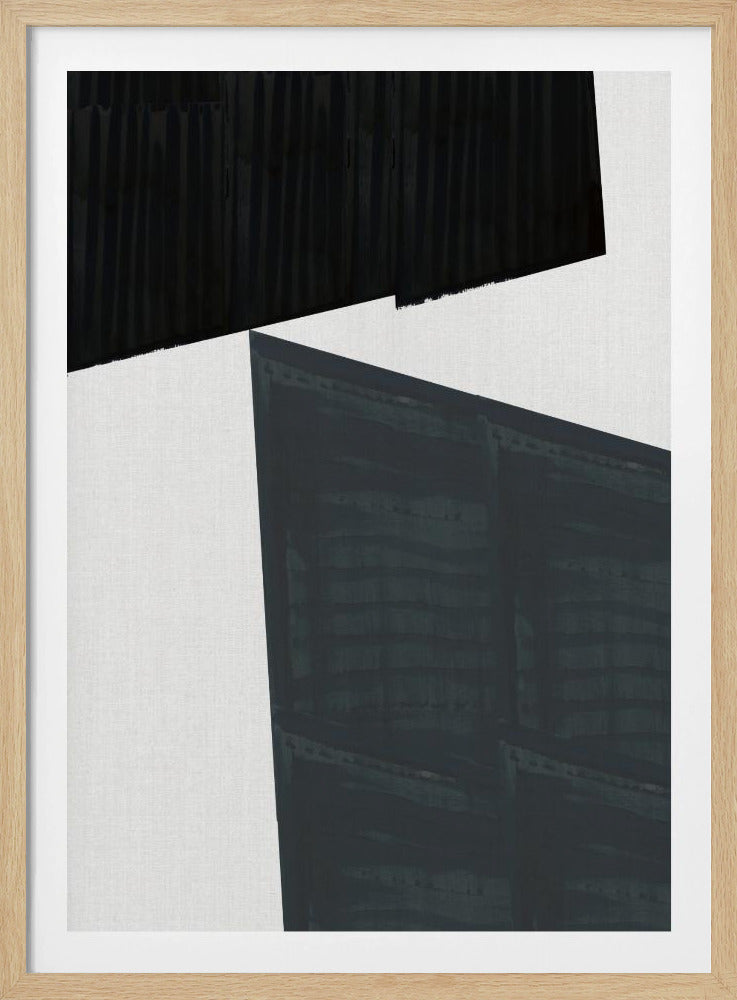 Gezackte Kante Abstrakt 1 | Poster